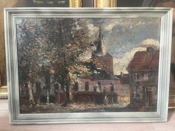 Rene Clarot (1882-1972), Toegeschreven aan - Stads/dorps, Antiquités & Art