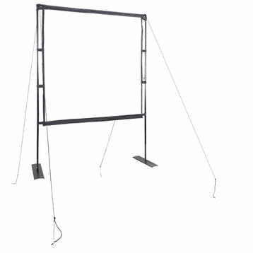vidaXL Projectiescherm met statieven 89 inch 1:1, Verzenden