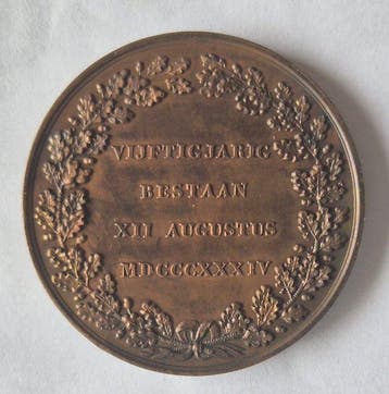 Nederland. Medal 1834 50 jarig bestaan Maatschappij tot nut