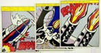 Roy Lichtenstein (1923-1997) - As I Opened fire. Triptych.