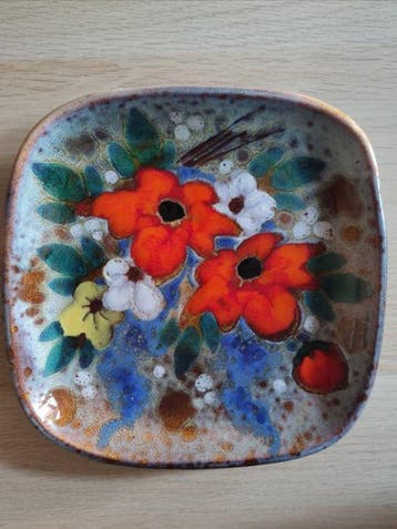 Monique Brunner - Plat (2) - Céramique - Vallauris