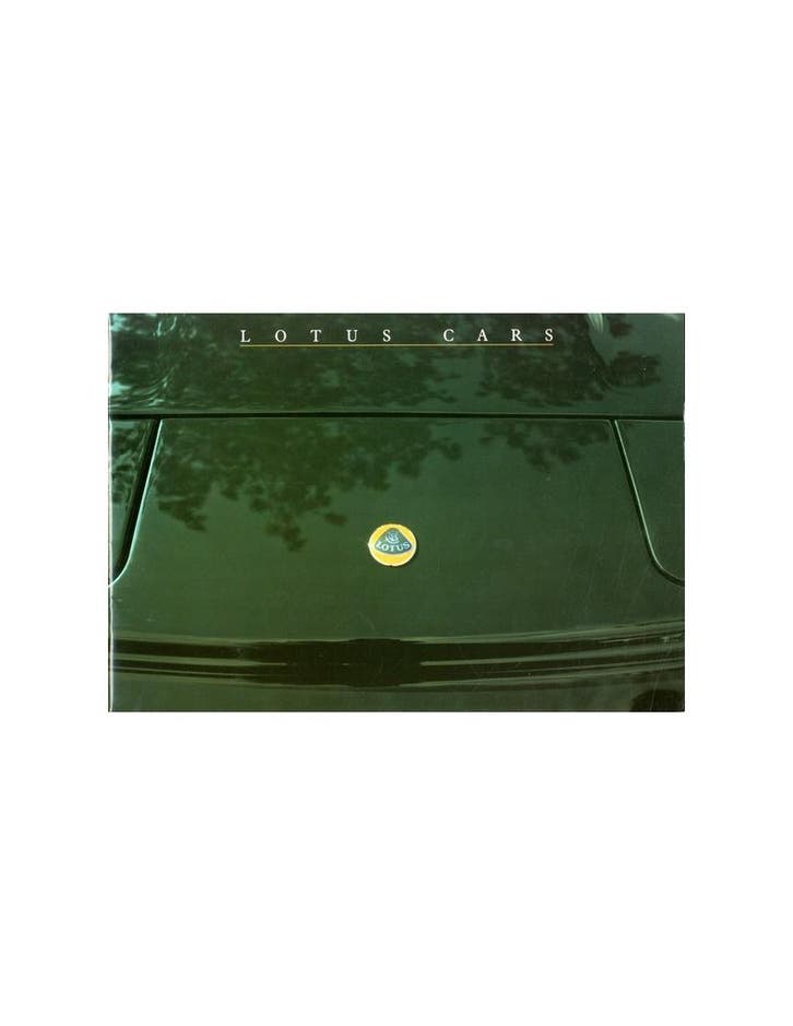 1989 LOTUS ESPRIT SE BROCHURE ENGELS, Livres, Autos | Brochures & Magazines, Enlèvement ou Envoi