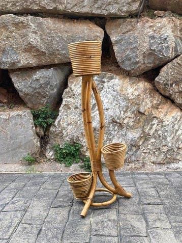 Standaard - Bamboe, Rattan - Boho-Chic uit het midden van de