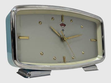 Bureauklok - POLARIS  – 1974 Chinese Mechanical Alarm