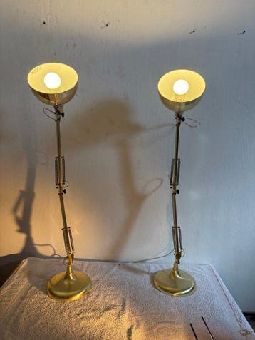 Light & Living - Lampe de table (2) - Laiton - Lampes design, Nieuw