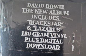 David Bowie -  (Blackstar) - Celebrate pressing, Nieuw in verpakking