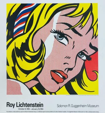 Roy Lichtenstein (after) - Girl with Hair Ribbon - Années
