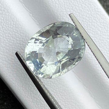 Zonder minimumprijs Aquamarijn - 9.72 ct - nternational, Handtassen en Accessoires, Edelstenen, Nieuw