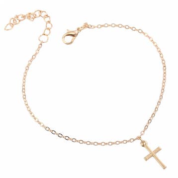 Fako Bijoux - Enkelbandje - Enkelsieraad - Kruisje –, Verzenden, Nieuw