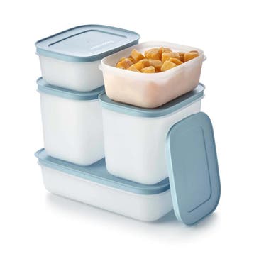 Tupperware Diepvriesbakjes Set Blauw, Maison & Meubles, Verzenden
