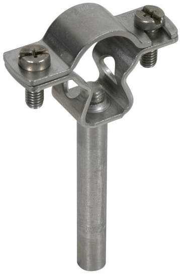 Roestvrijstalen geleiderhouder D 20-23 mm met staaf D 10 mm, Verzenden