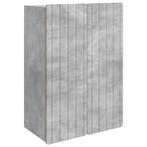 vidaXL Wandkast Betongrijs 66 x 34,5 x 92 cm Bewerkt hout, Verzenden, Nieuw