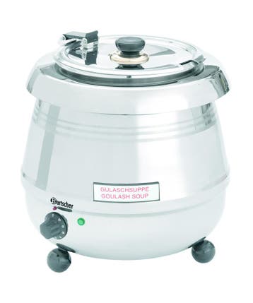 Soepketel | RVS | 9L | 230V | 345x345x360(h)mm Bartscher, Verzenden, Nieuw in verpakking