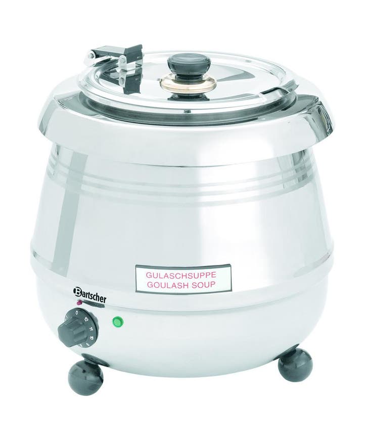 Soepketel | RVS | 9L | 230V | 345x345x360(h)mm Bartscher, Zakelijke goederen, Horeca | Keukenapparatuur, Nieuw in verpakking, Verzenden