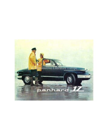 1965 PANHARD 17 BROCHURE NEDERLANDS