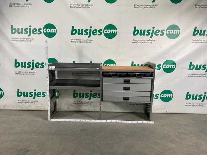 Aluca aluminium bedrijfswageninrichting gebruikt (nr 2213), Auto-onderdelen, Overige Auto-onderdelen, Gebruikt, Verzenden