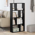 vidaXL Boekenkast Zwart Eiken 60 x 20 x 102,5 cm Bewerkt, Verzenden