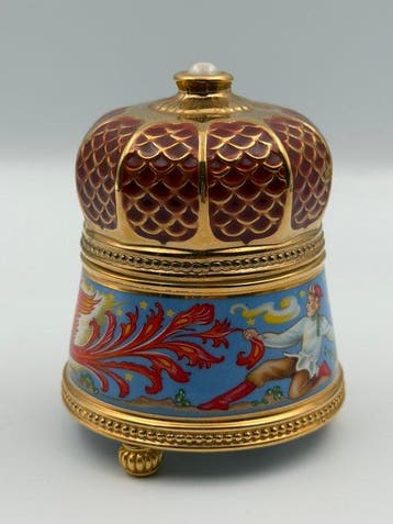Boîte à musique Fabergé – Franklin Mint – The Firebird – -, Antiquités & Art