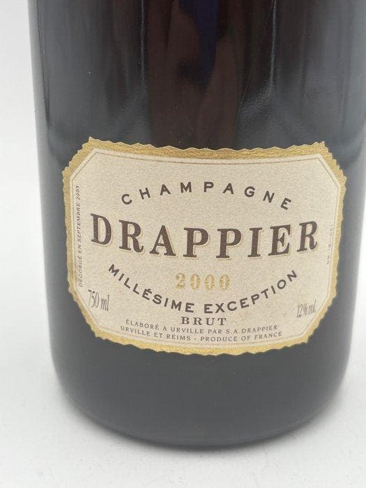 2000 Drappier, Millésime Exception Brut - Champagne - 1, Collections, Vins