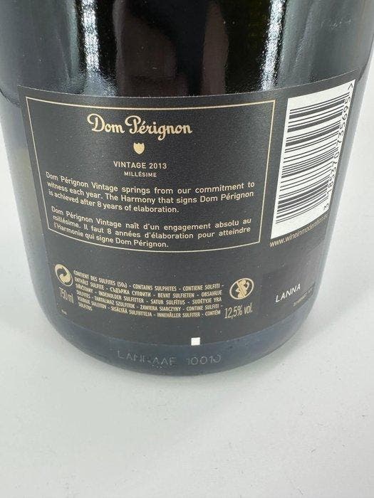 2013 Dom Pérignon - Champagne Brut - 1 Fles (0,75 liter), Verzamelen, Wijnen