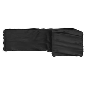 vidaXL Tuinmeubelhoezen met 16 oogjes L-vormig 250x250x70 cm, Verzenden