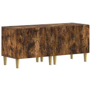 vidaXL Tv-meubel Gerookt eiken Bewerkt hout, Verzenden, Nieuw