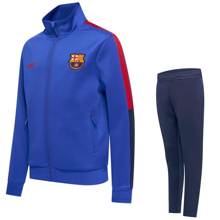 FC Barcelona Trainingspak - Eigen Naam - 2025-2026 - Blauw -, Sport en Fitness, Voetbal, Trainingspak, Nieuw, Verzenden