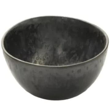 Kommen | METALLIC | Porselein | Zwart | 70cl | 6 Stuks |, Verzenden, Nieuw in verpakking