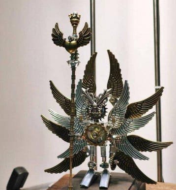Decoratief ornament - Metal Wing Decor