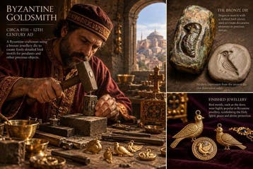 Laat-Romeins / Vroeg-Byzantijns Brons Byzantijnse bronzen