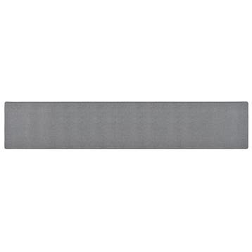 vidaXL Tapijtloper 50x300 cm donkergrijs, Verzenden, Nieuw