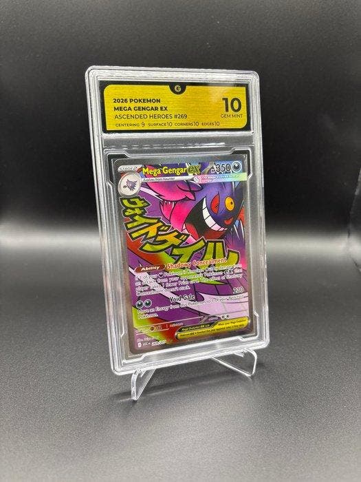 Pokémon - 1 Graded card - Mega Gengar EX 269 Ascended Heroes, Hobby & Loisirs créatifs, Jeux de cartes à collectionner | Pokémon
