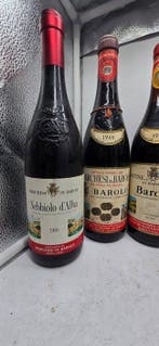 1969 , 1970, 1973 x2 Baroloo, 1989 Nebbiolo & 1974, Verzamelen, Wijnen, Nieuw