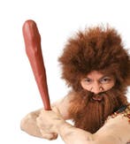 Nep Knuppel Holbewoner met Geluid 48cm, Verzenden