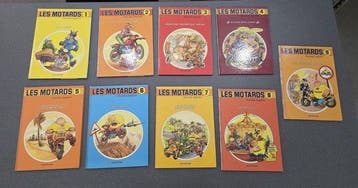 Les Motards T1 à T9 - 9x C - EO/Ré - 9 Album - 1987/1992, Nieuw