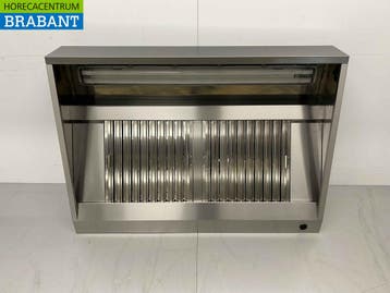RVS Afzuigkap Dampkap met lamellen filters Premium-line 140, Ophalen of Verzenden, Nieuw
