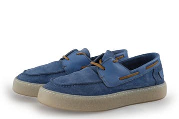 Shabbies Amsterdam Loafers in maat 38 Blauw, Shabbies Amsterdam, Overige typen, Zo goed als nieuw, Verzenden