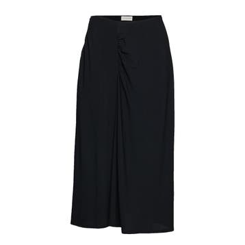 By Malene Birger • lange zwarte rok Luisia • XS, Kleding | Dames, Verzenden, Zwart, Maat 42/44 (L), Nieuw