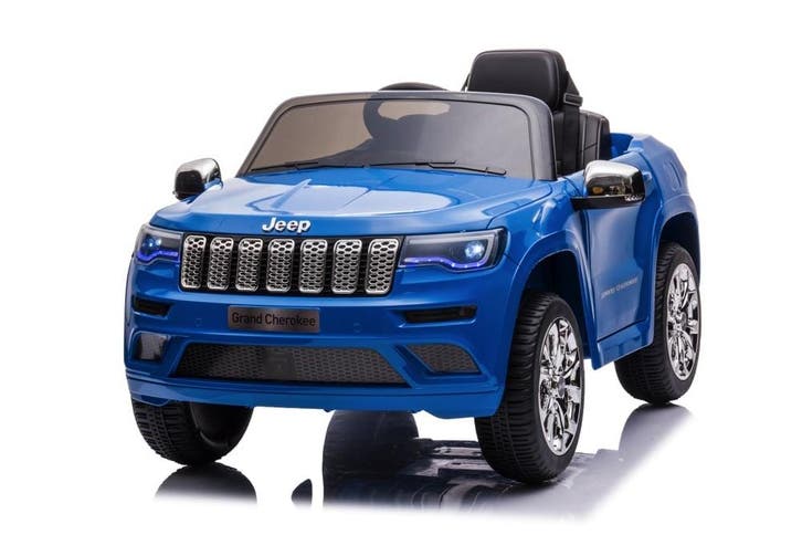 Jeep Grand Cherokee, 12 volt elektrische kinderauto, Leder z, Enfants & Bébés, Jouets | Extérieur | Véhicules à batterie, Enlèvement ou Envoi