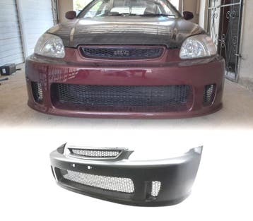 PARE-CHOCS AVANT HONDA CIVIC 99-00 LOOK N1, Autos : Pièces & Accessoires, Verzenden