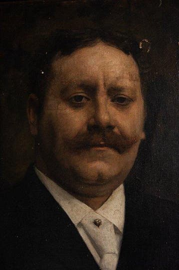 Edouard De Jans (1855-1919) - Portrait dhomme