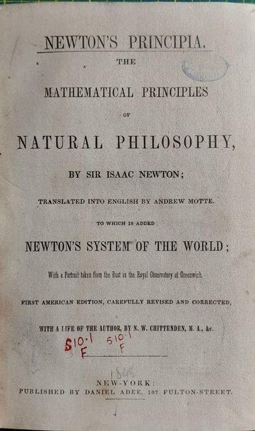 Isaac Newton/Andrew Motte - Newtons Principia. The