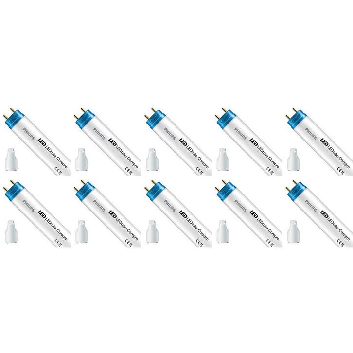 PHILIPS LED TL Buis T8 - 60cm, 10 Pack - Natuurlijk Wit, Maison & Meubles, Lampes | Autre, Envoi