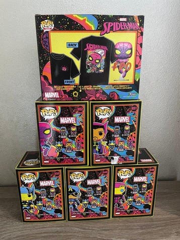 Funko - Funko Pop Marvel Spider-Man Pop! Tee Box Set - 2020
