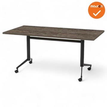 Mauforce Klaptafel op wielen - 160x80 - Kleur naar keuze, Vergader- of Presentatieruimte, Ophalen of Verzenden, Gebruikt, Tafel