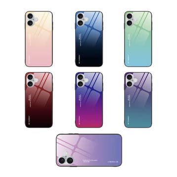 iPhone 13 Mini Hoesje Gradient - TPU en 9H Glas - Shockproof, Verzenden
