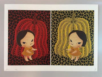 DEATH NYC - DEATH NYC × Nara & Kusama — Red & Gold Pumpkin