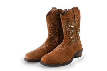 BunniesJR Cowboy laarzen Meisjes in maat 35 Cognac, Kinderen en Baby's, Jongen of Meisje, Zo goed als nieuw, BunniesJR, Verzenden