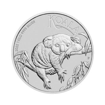 1 kilo zilveren Koala munt 2022