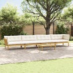 vidaXL 5 Stuk Tuinpallet Sofa Eenheden Massief Acacia Hout, Verzenden, Nieuw